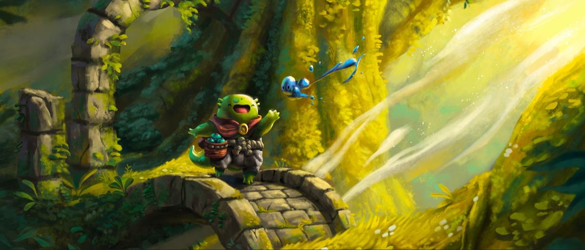 Aethermoor mystical forest landscape